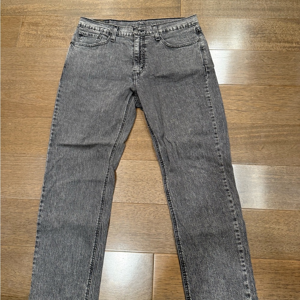Levi's Gray Straight Leg Jeans
